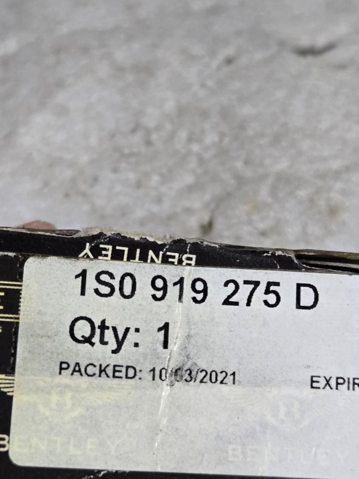 (2013+) Bentley Continental Flying Spur Parking Sensor PDC 1S0919275D OEM