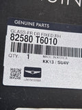 2021-2026 Genesis Vent Glass 82580-T6010 NEW OEM RH RIGHT