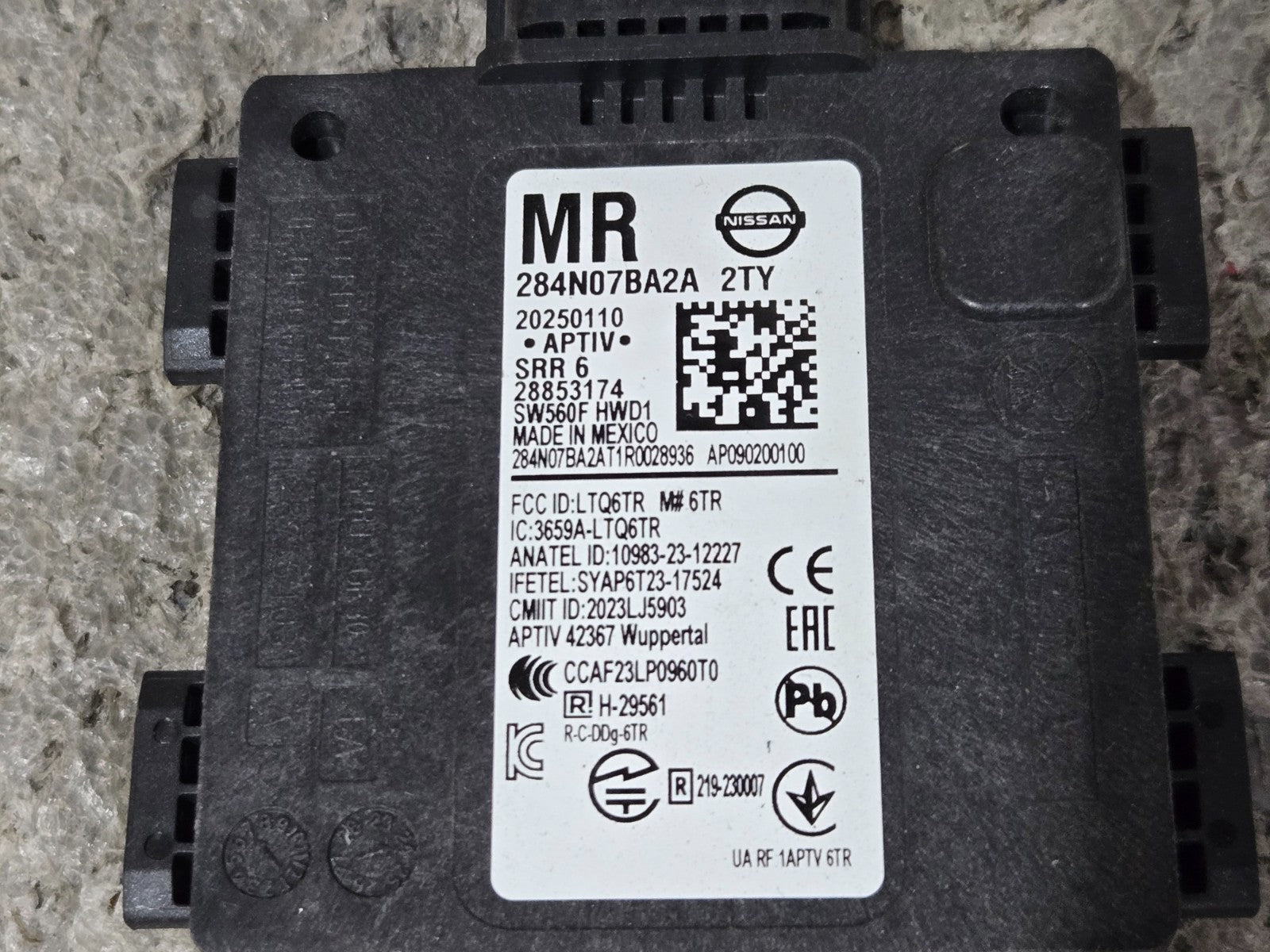 OEM Blind Spot Detection Object Radar Sensor Nissan Murano 2025 / 284N07BA2A
