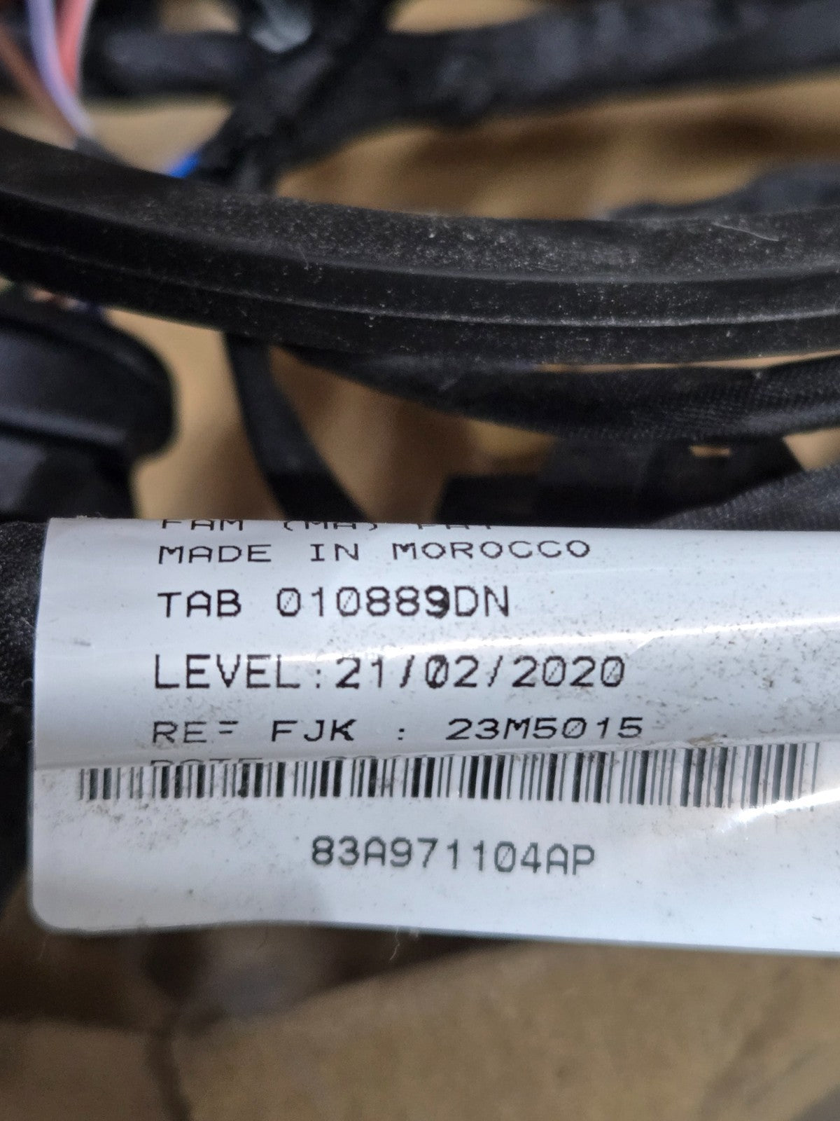 2019-2022 Audi Q3 RSQ3 Rear Bumper Wiring Harness OEM 83A971104AP NEW