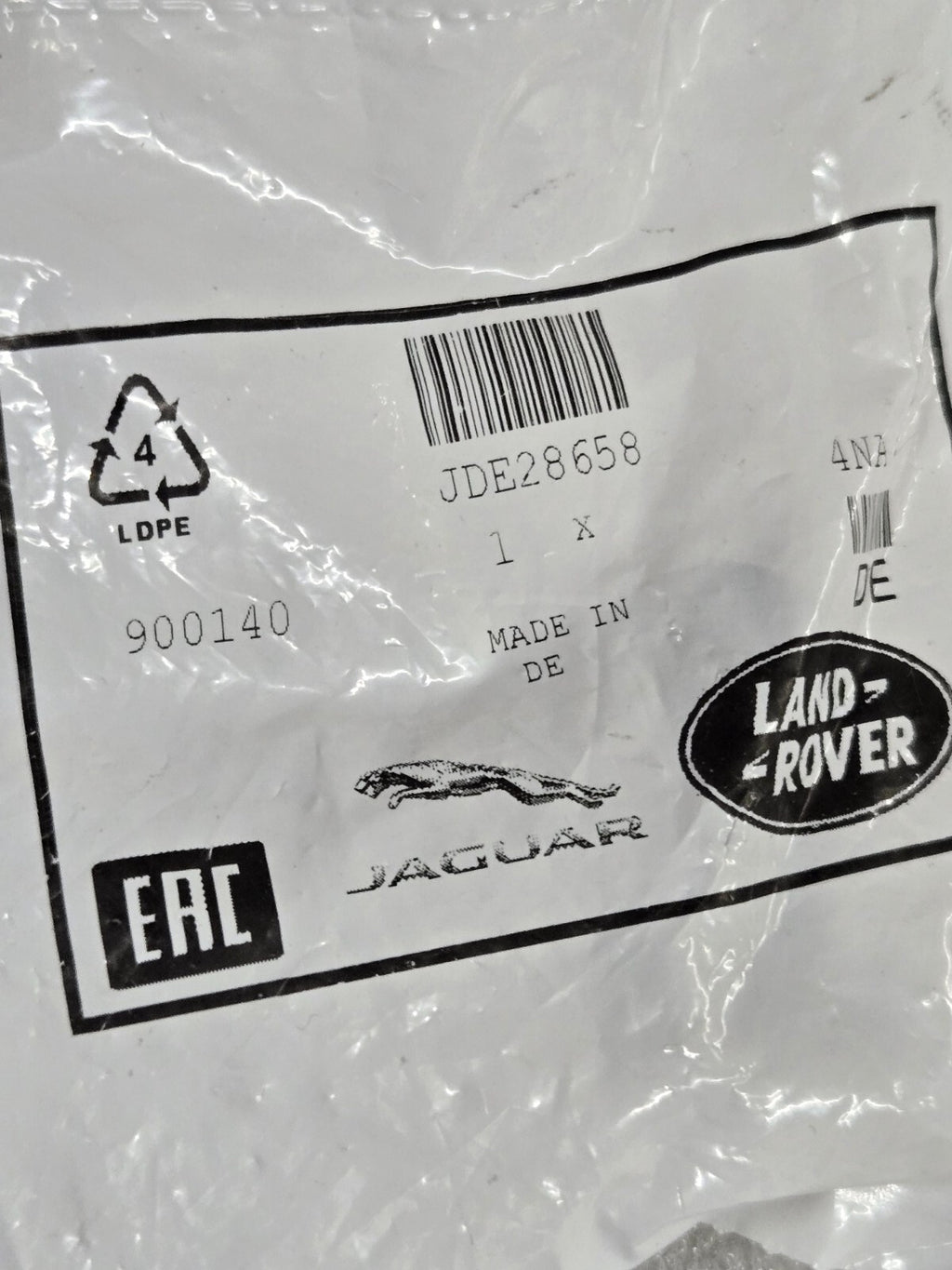 Genuine Jaguar Sensor JDE28658 NEW OEM 9G92-15K859-AB