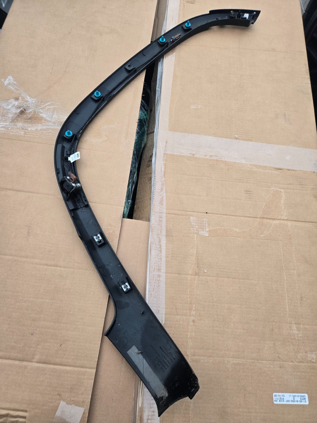 2022-2024 Rivian R1T Left LH Fender Wheel Flare Arch Molding Trim OEM w/ Camera!