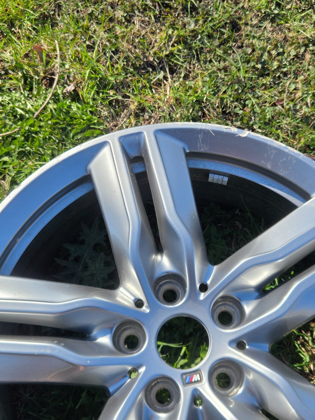 86214 18 Inch BMW X Series X1 X2 7850456 Machined Charcoal Wheel Rim M Sport OEM