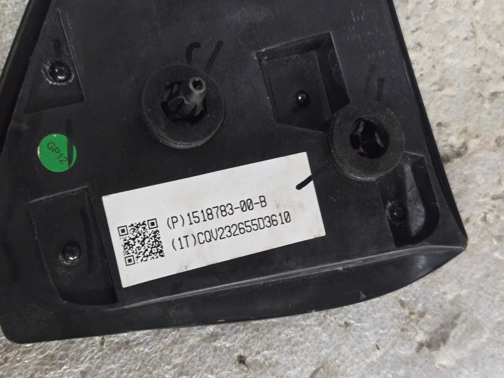 2020-2023 TESLA MODEL Y 3 FIXED DOOR REFLEX LENS RIGHT 1518783-00-B OEM