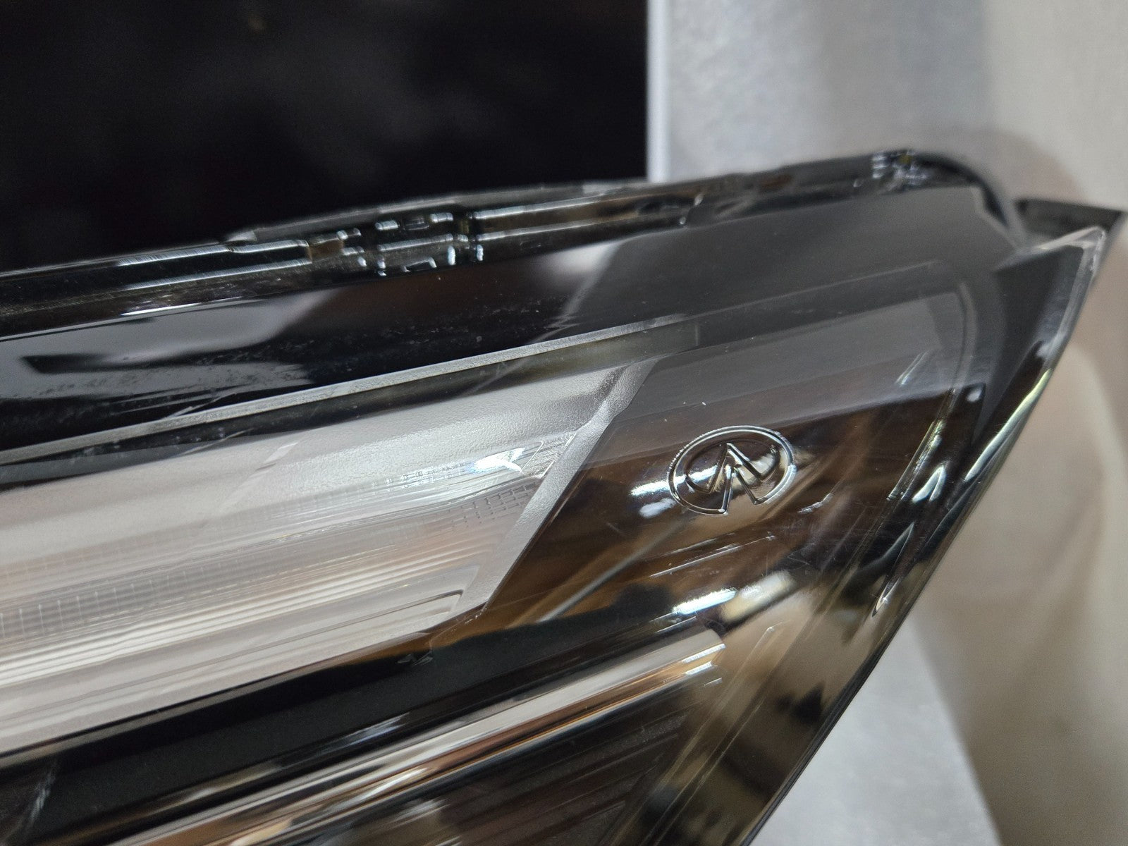 2022 2023 INFINITI QX60 LEFT DRIVER FULL LED 2 PLUG HEADLIGHT OEM 10100-8D035