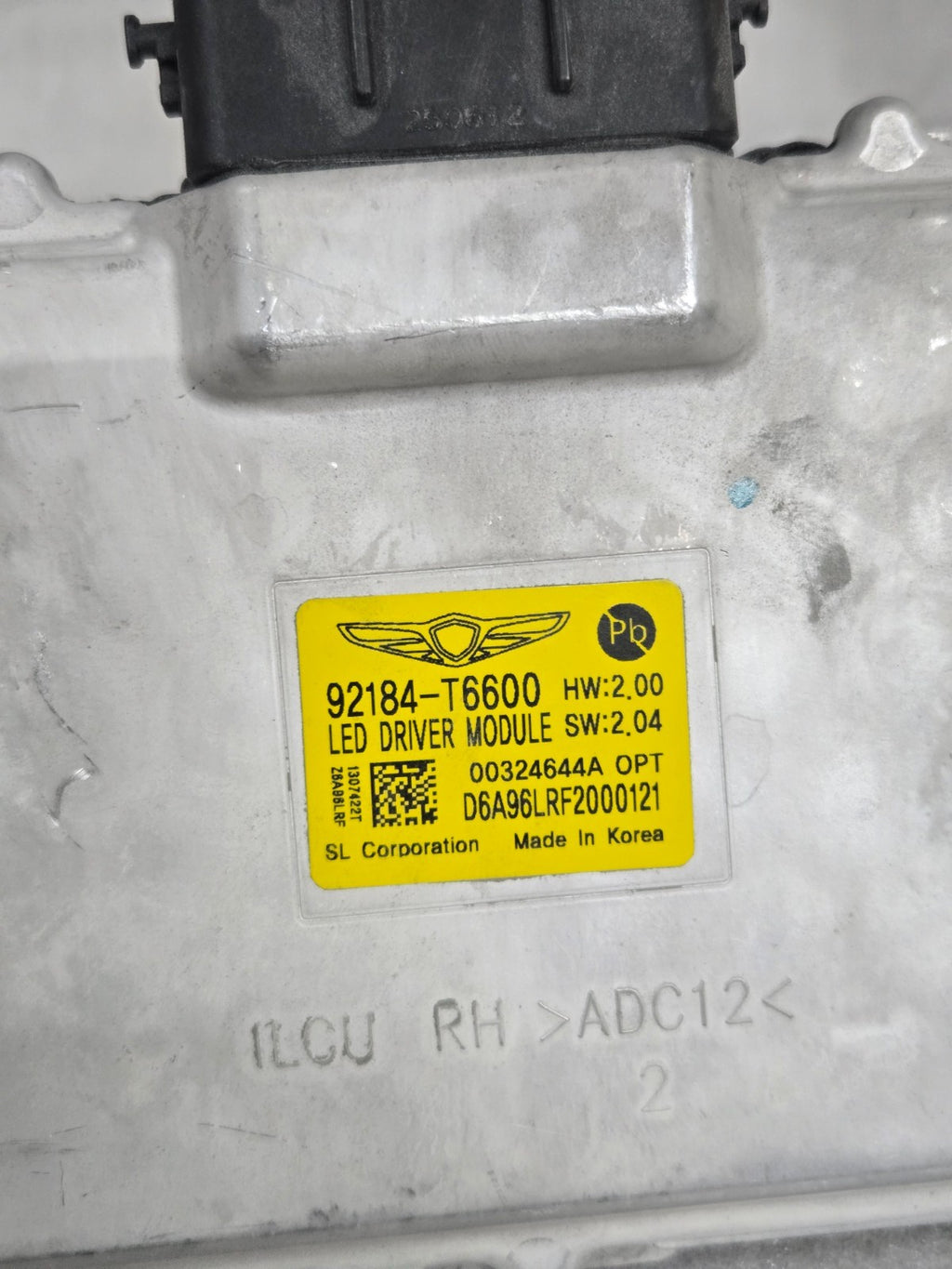 2025 Genesis GV80 Right RH LED Headlight Ballast Module OEM 92184-T6600