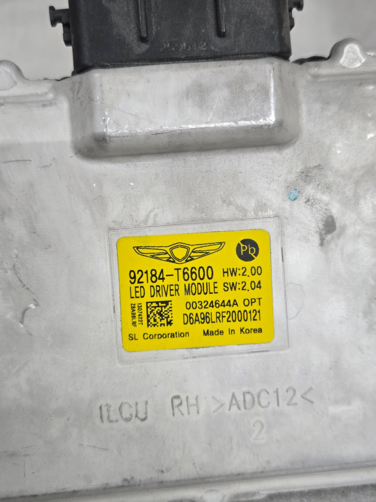 2025 Genesis GV80 Right RH LED Headlight Ballast Module OEM 92184-T6600