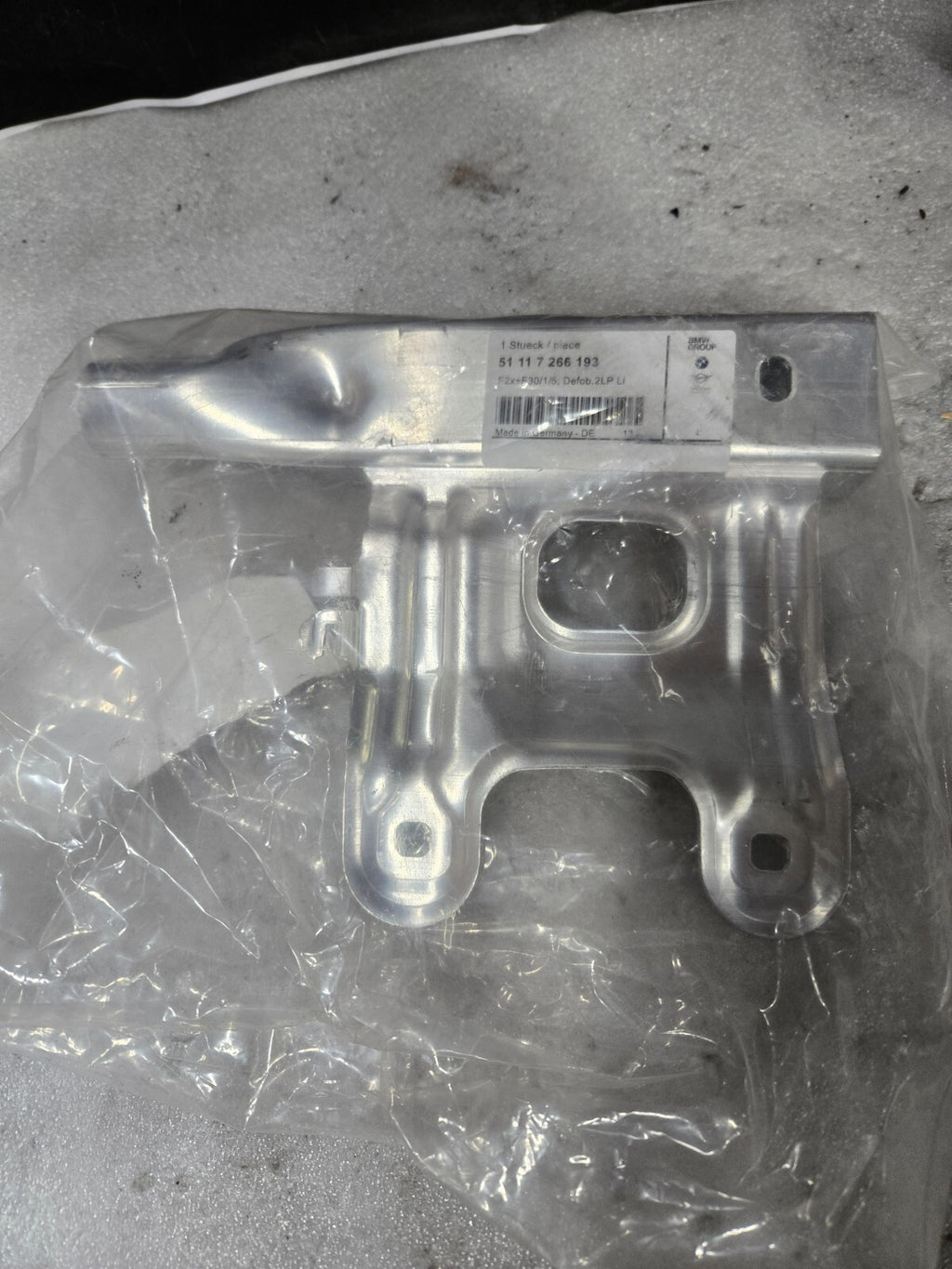 2012-2018 BMW F30 Front Bumper Support Bracket Lower Brace Left Driver OEM