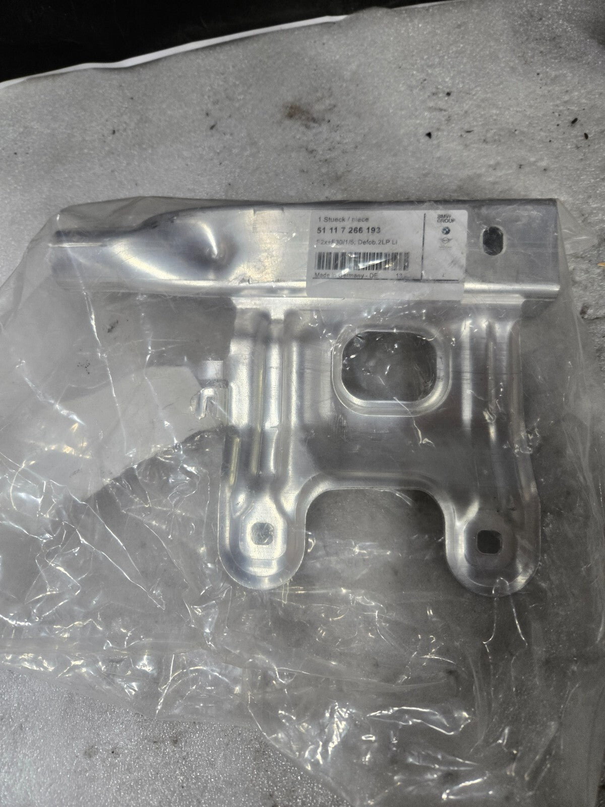 2012-2018 BMW F30 Front Bumper Support Bracket Lower Brace Left Driver OEM