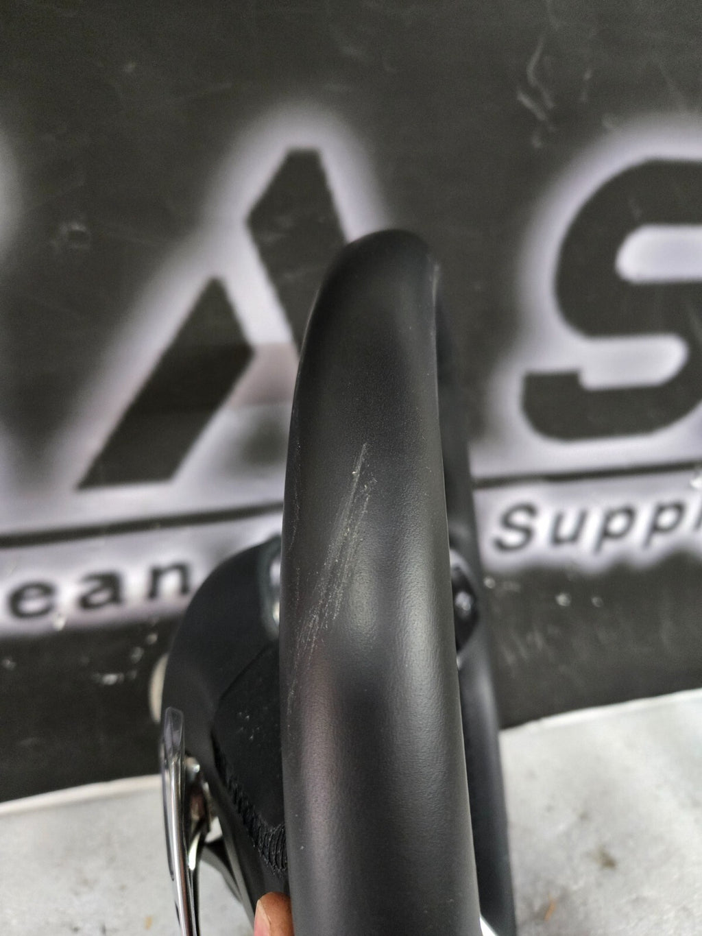 2023 Jaguar Steering Wheel F I Pace XE XF Black Leather OEM 628123465PVJ