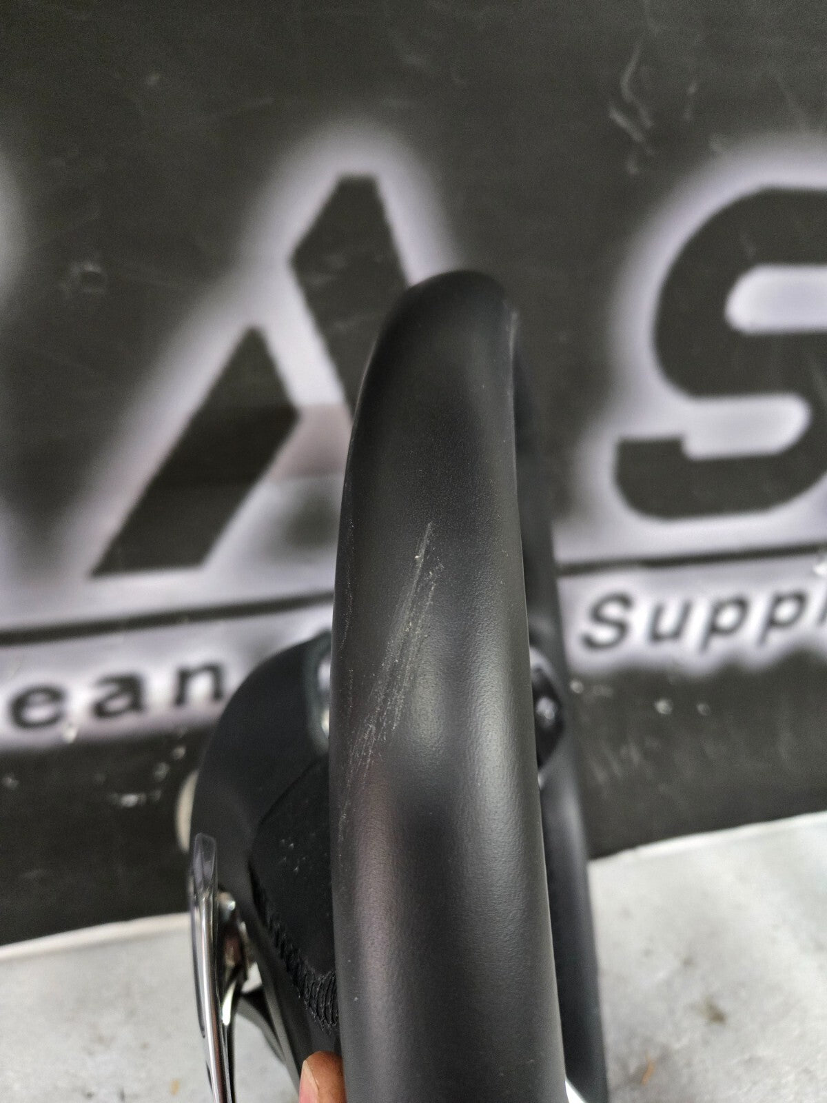 2023 Jaguar Steering Wheel F I Pace XE XF Black Leather OEM 628123465PVJ