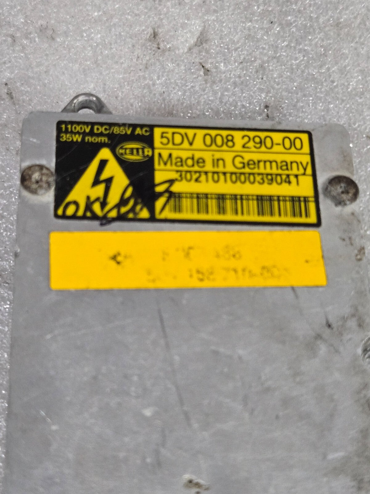 OEM Audi BMW Mercedes 5DV008290-00 Xenon HID Headlight Ballast NO RUBBER