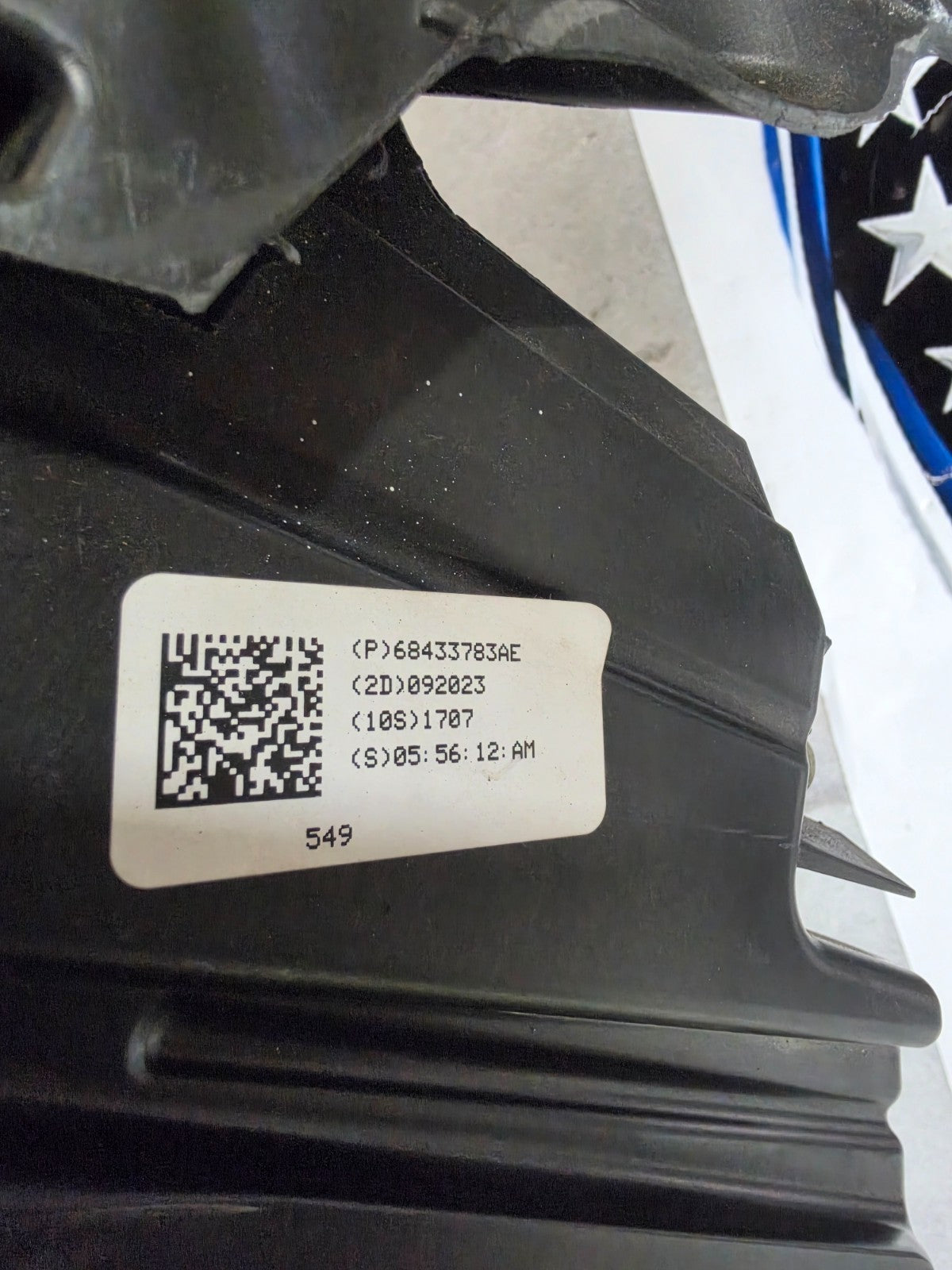 2021-2025 Dodge Durango Left LH Driver Full LED Black Headlight OEM 68433783AE
