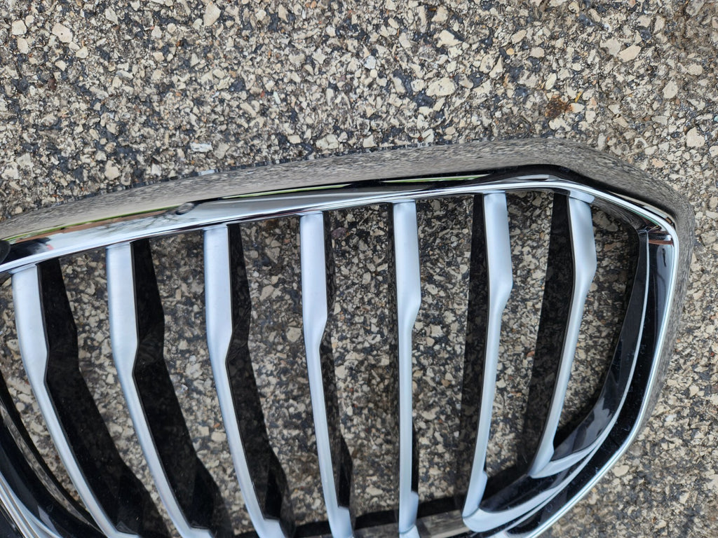 2019-2023 BMW G05 X5 Grille Front Grill Camera Hole Chrome OEM 20240006541