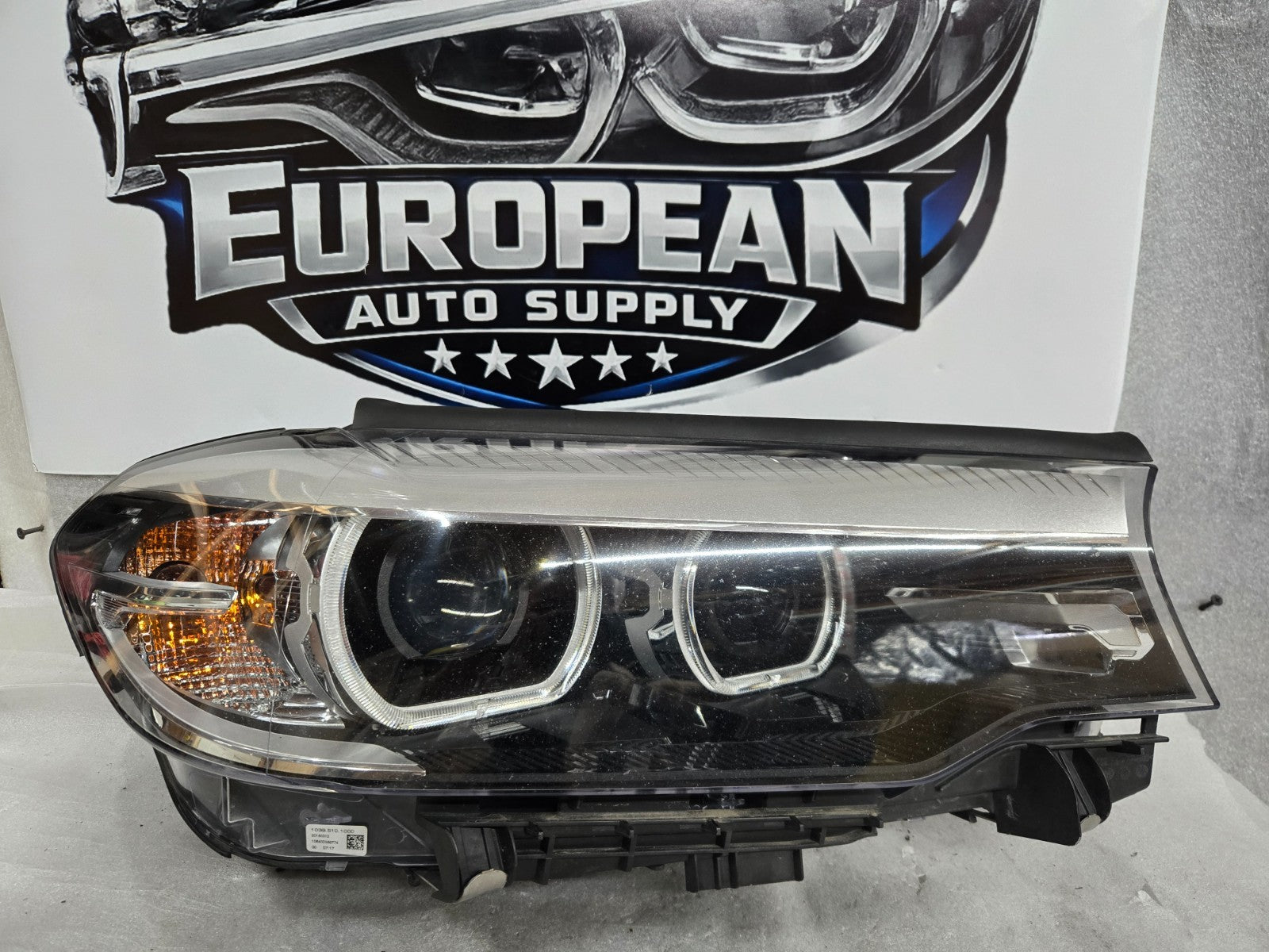 2017-2020 BMW 5-SERIES 530i 540i G30 RIGHT RH LED HEADLIGHT OEM COMPLETE 8499120