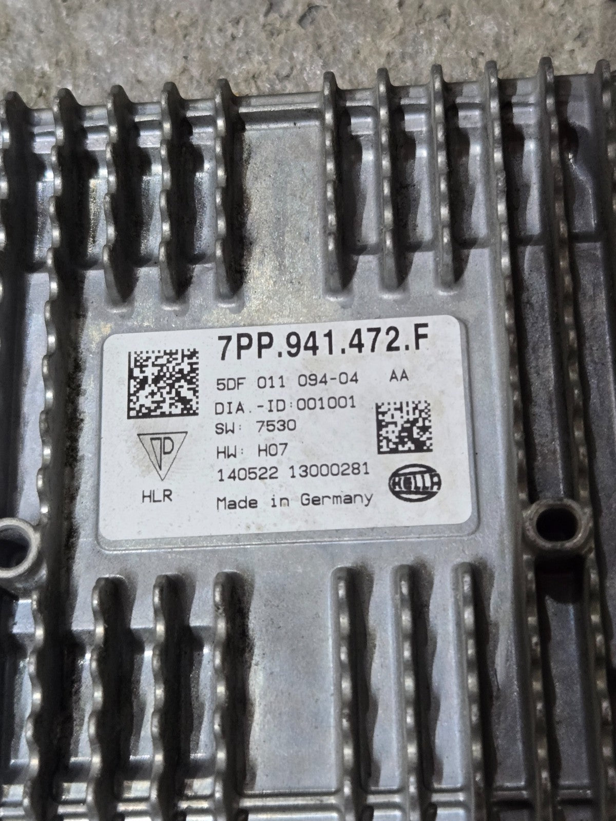 2016-2018 A3 A6 A7 A8 HEADLIGHT HEADLAMP BALLAST CONTROL MODULE OEM 7PP941472F