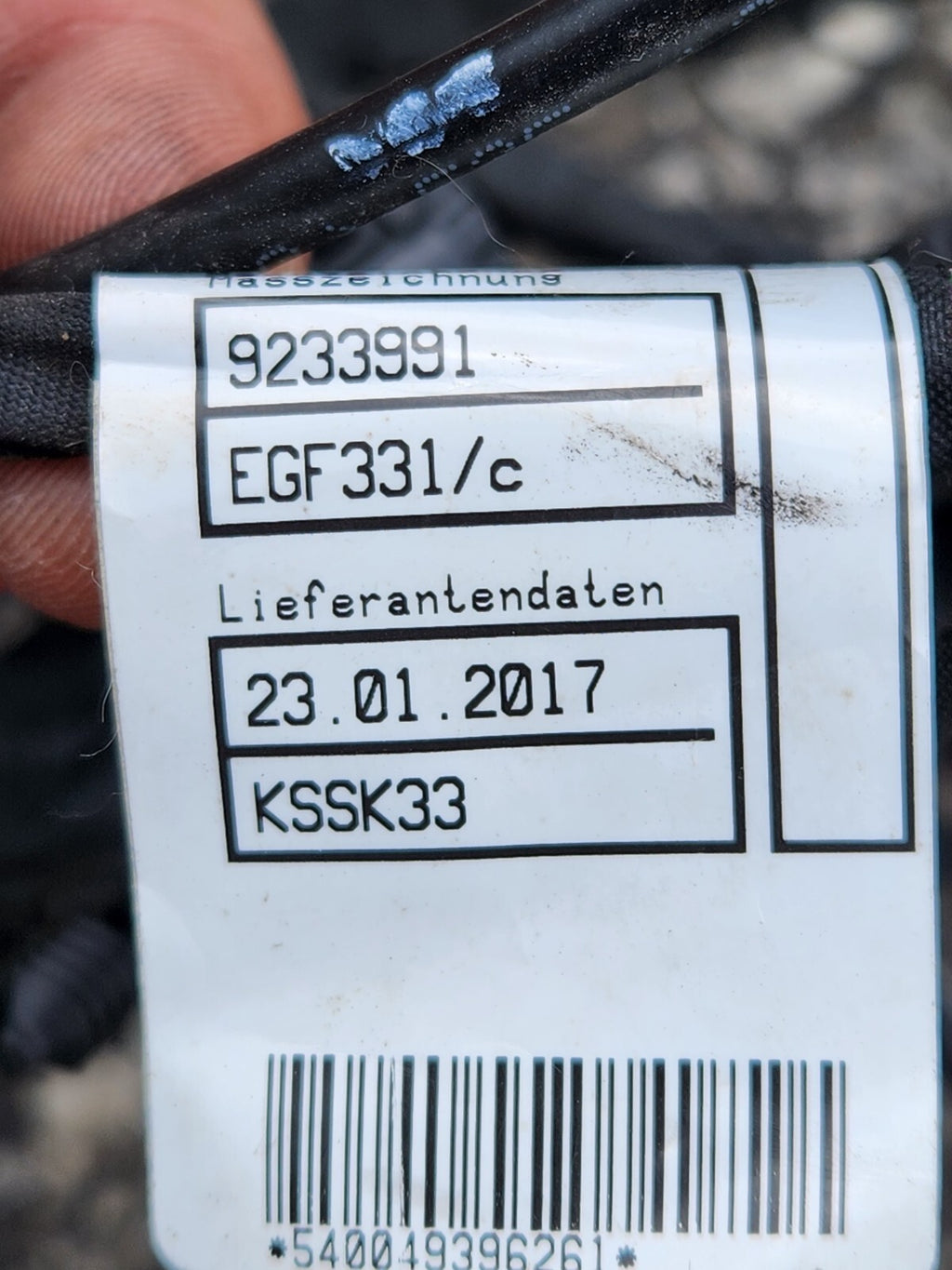 2009-2014 Rolls Royce Ghost Front End Wiring Harness OEM 61129233995
