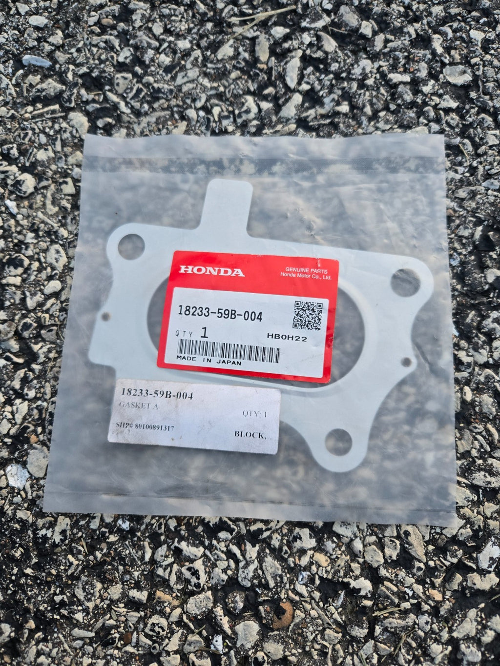 New Genuine OEM Honda 16-21 Civic CR-V Turbocharger Gasket 18233-59B-004
