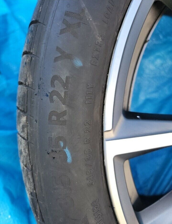 22 BMW X7 2019 2020 FACTORY OEM ORIGINAL REAR WHEEL RIM 36108093914 M SPORT  RIM