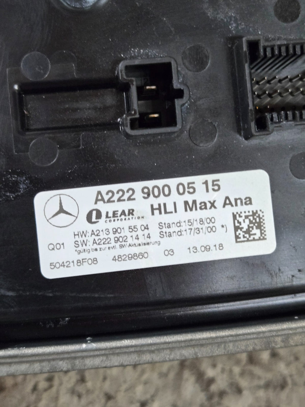 2016-2021  Mercedes Benz A2229000515 Headlight LED Ballast W205 GLA CLA W213 OEM