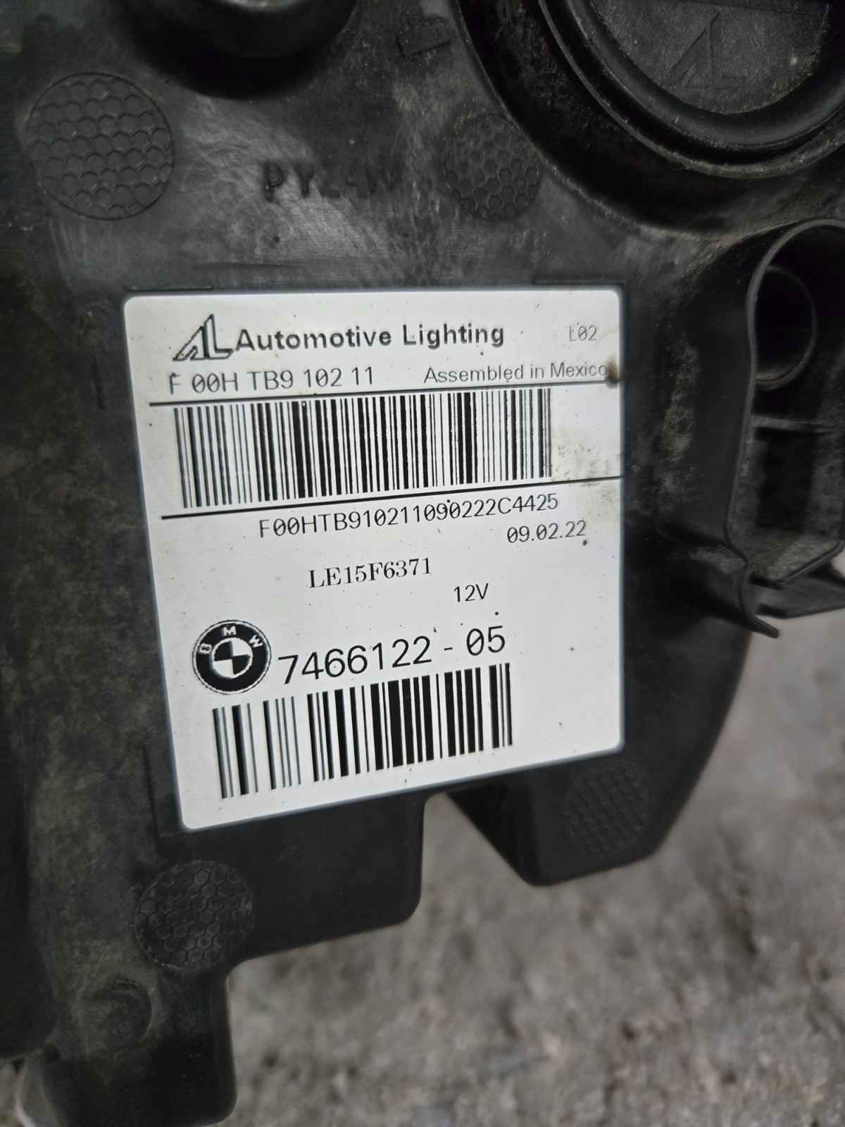 2018-2021 BMW X3/X4 RIGHT RH SIDE NON-ADAPTIVE LED HEADLIGHT OEM 7466122-05