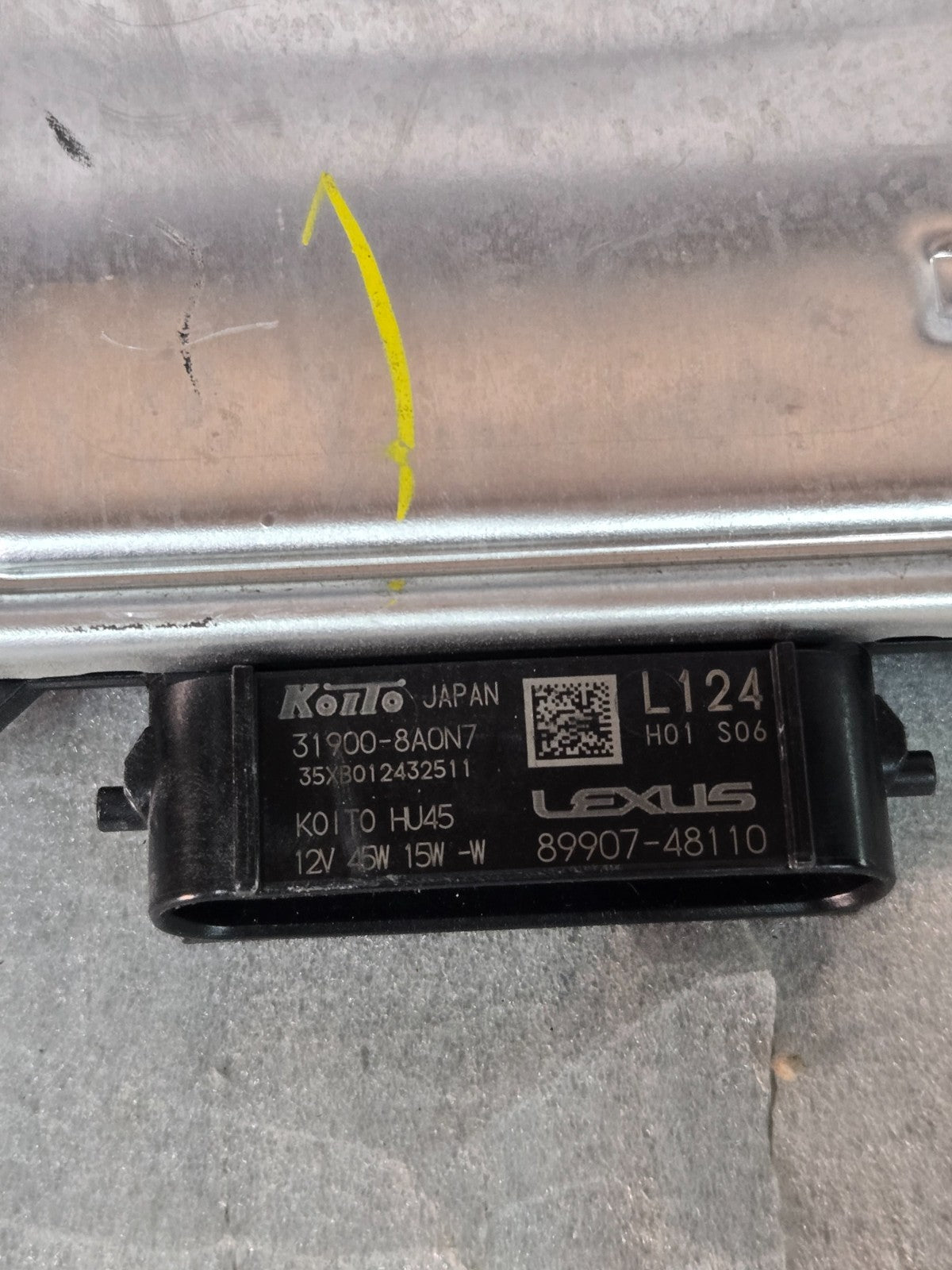 2023-2025 Lexus RX350 RX500h LH LED Ballast Control Module OEM 31900-8A0N7