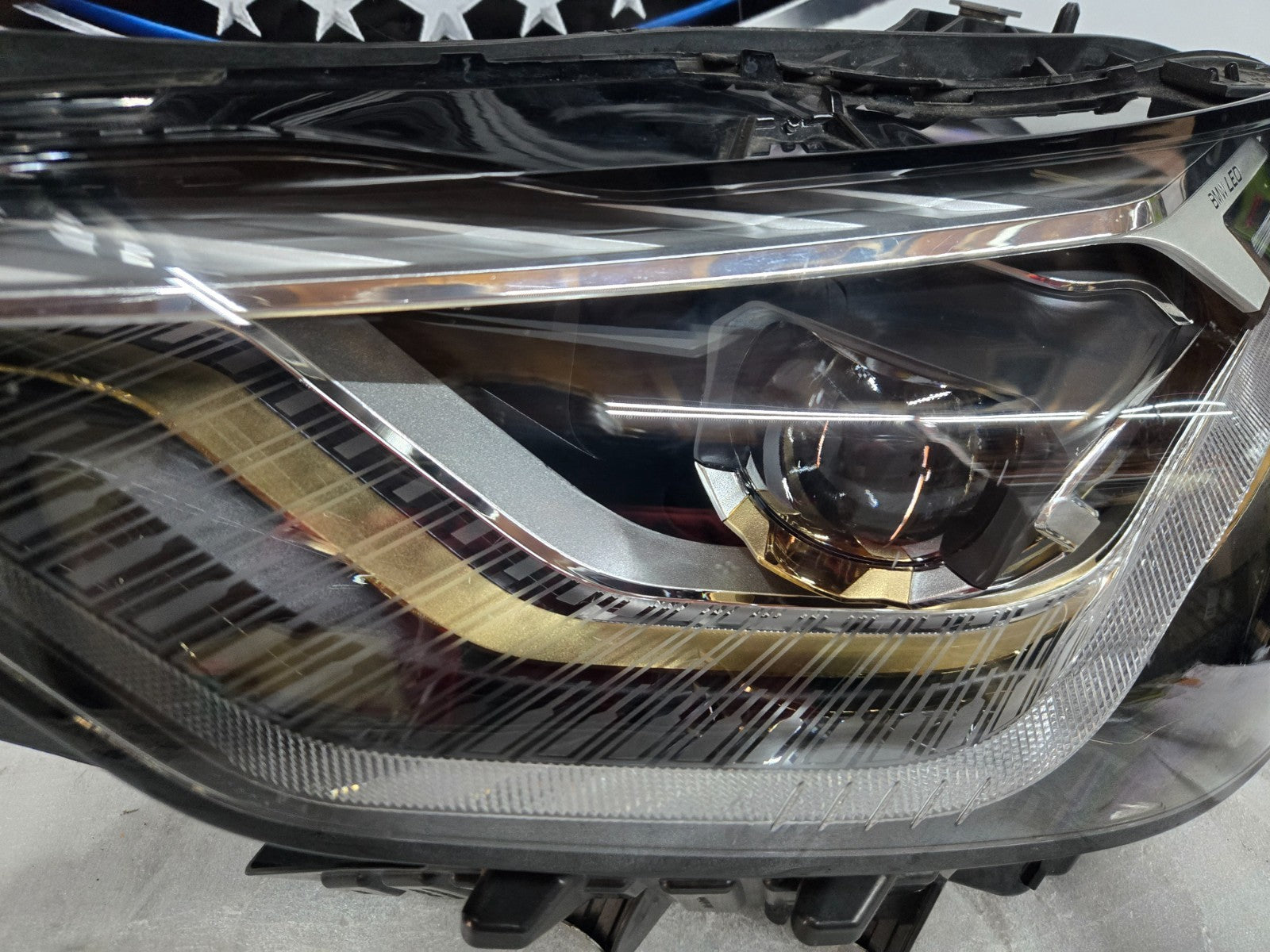 2022-24 BMW 2 Series G42 M240i M230i LED Headlight Gold LH Left OEM 63115A03E43