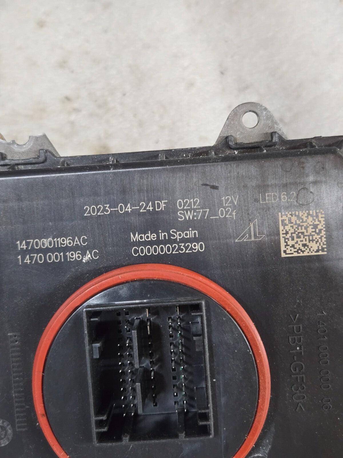 2024 2025 ALFA ROMEO GIULIA HEADLAMP LED BALLAST CONTROL MODULE OEM 1470001196AC
