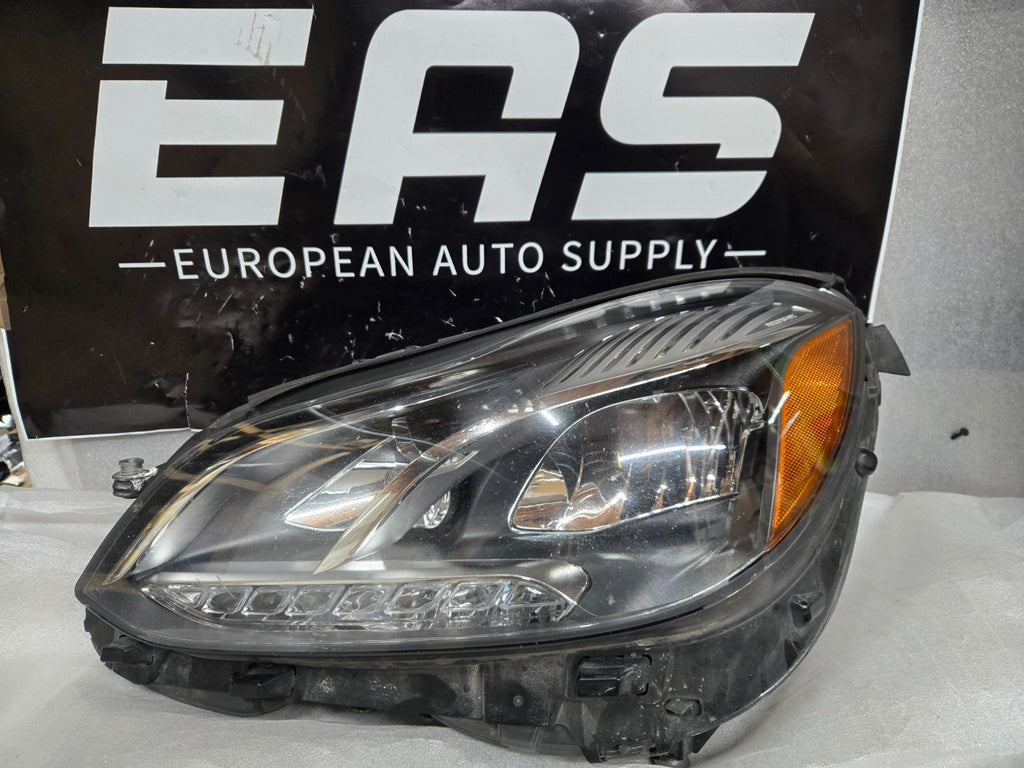 2014 2015 2016 Mercedes Sedan E350 Left LH Driver Headlight Static LED OEM