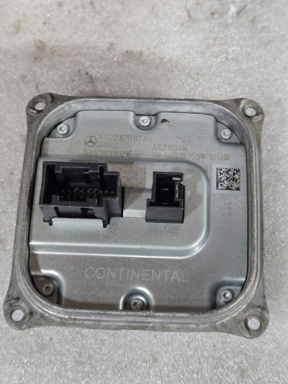 2015 - 2023 Mercedes C63 W205 LED Headlight Ballast Module OEM A2228700789