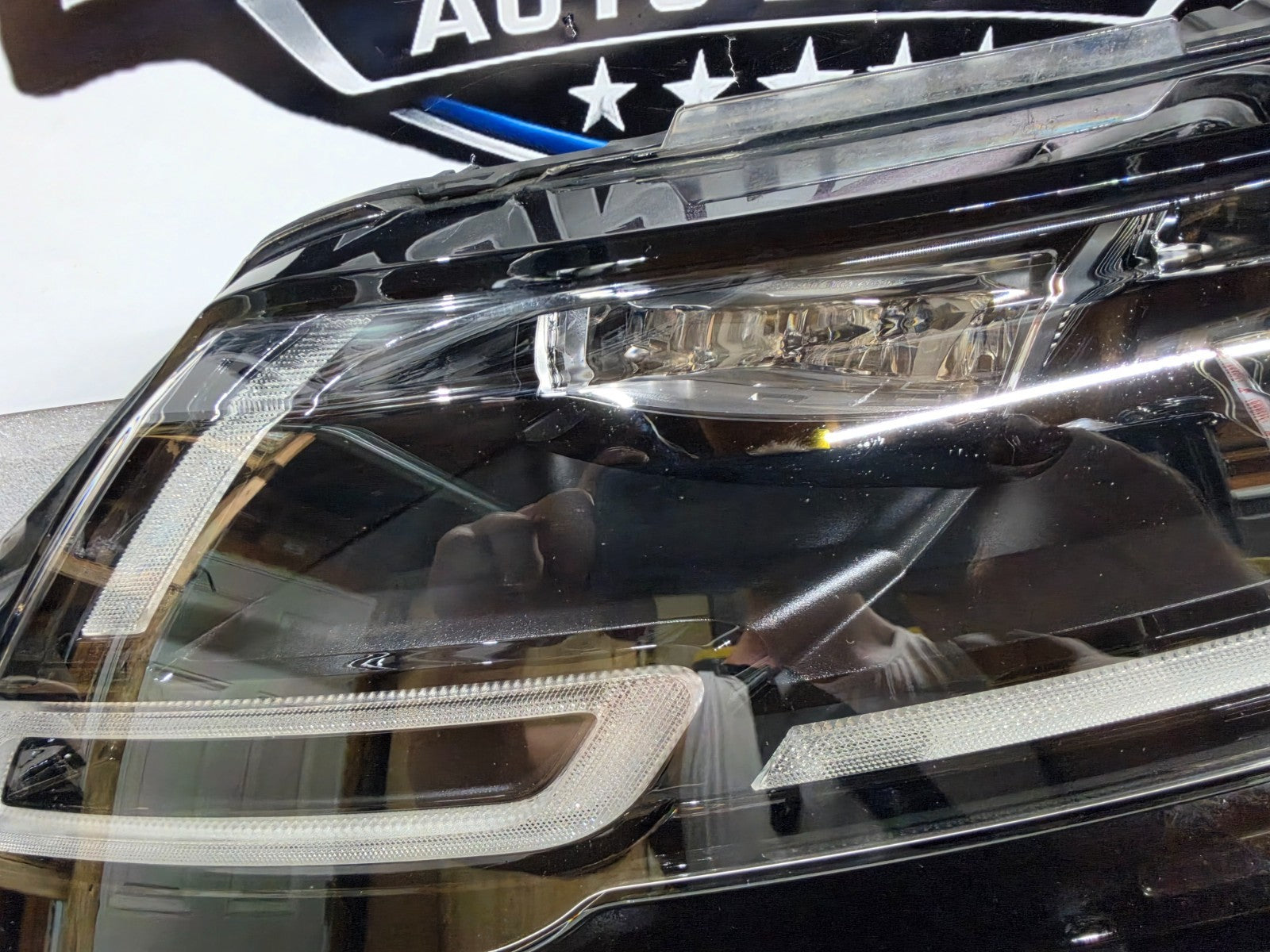 2018 2019 Range Rover Velar LED Headlight LH Driver COMPLETE OEM J8A2-13W030-FG