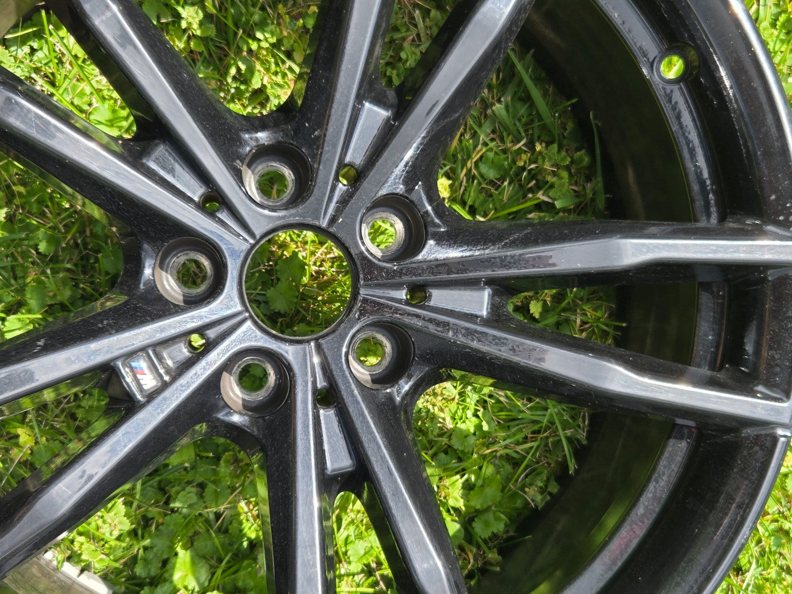 2019-2024 BMW 330XI G20 19X8 5 LUG WHEEL BLACK RIM 8089892 OEM 8090094BLA