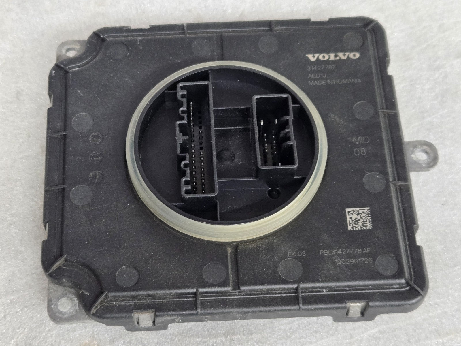 2018 - 2025 Volvo XC60 LED Headlight Control Module 31427787 OEM