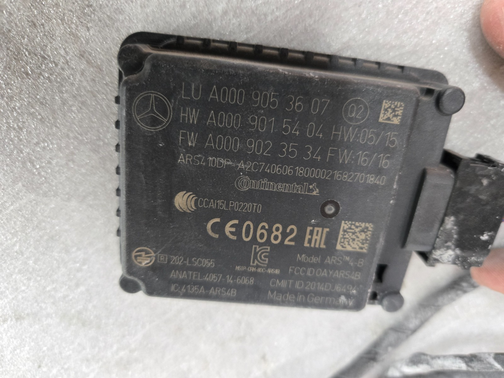 18-21 Mercedes E-Class W213 RADAR WITH PDC WIRING HARNESS W/ SENSORS A0009053607