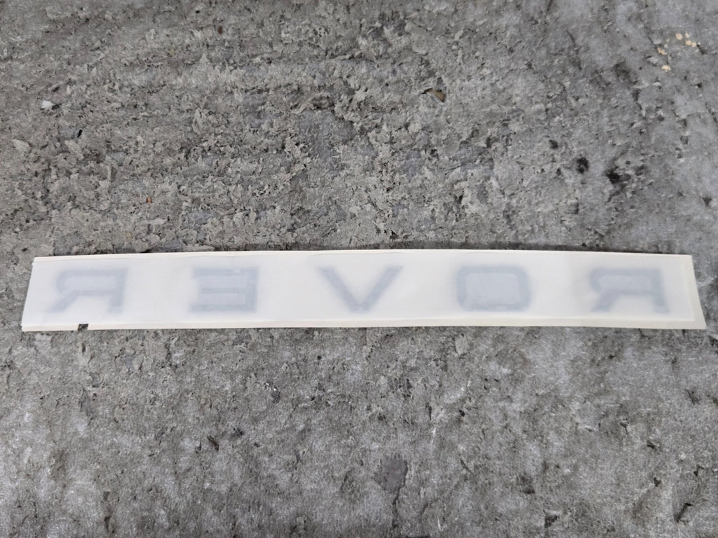 RANGE ROVER TRUNK BADGE EMBLEM OEM JK62-407A74-DA "ROVER" ONLY NEW