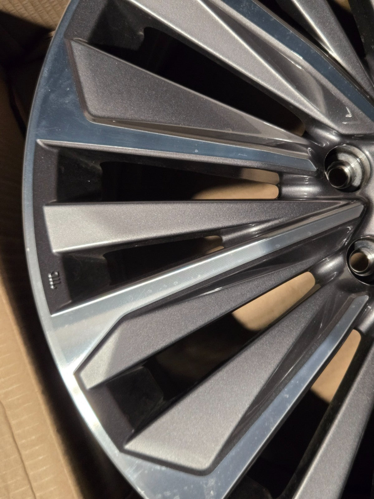 Infiniti QX80 4030S-IP228B IP 22X8 BLACK MONOGRAM WHEEL RIM OEM