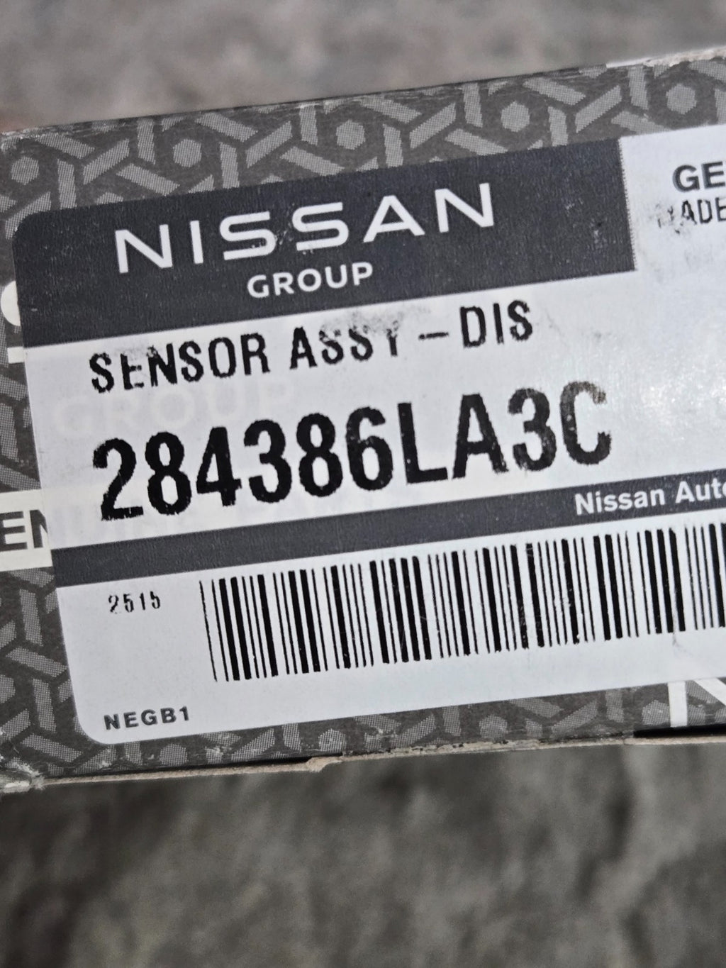 2020-24 Nissan Adaptive Cruise Control Distance Radar Sensor 284386LA3C NEW OEM