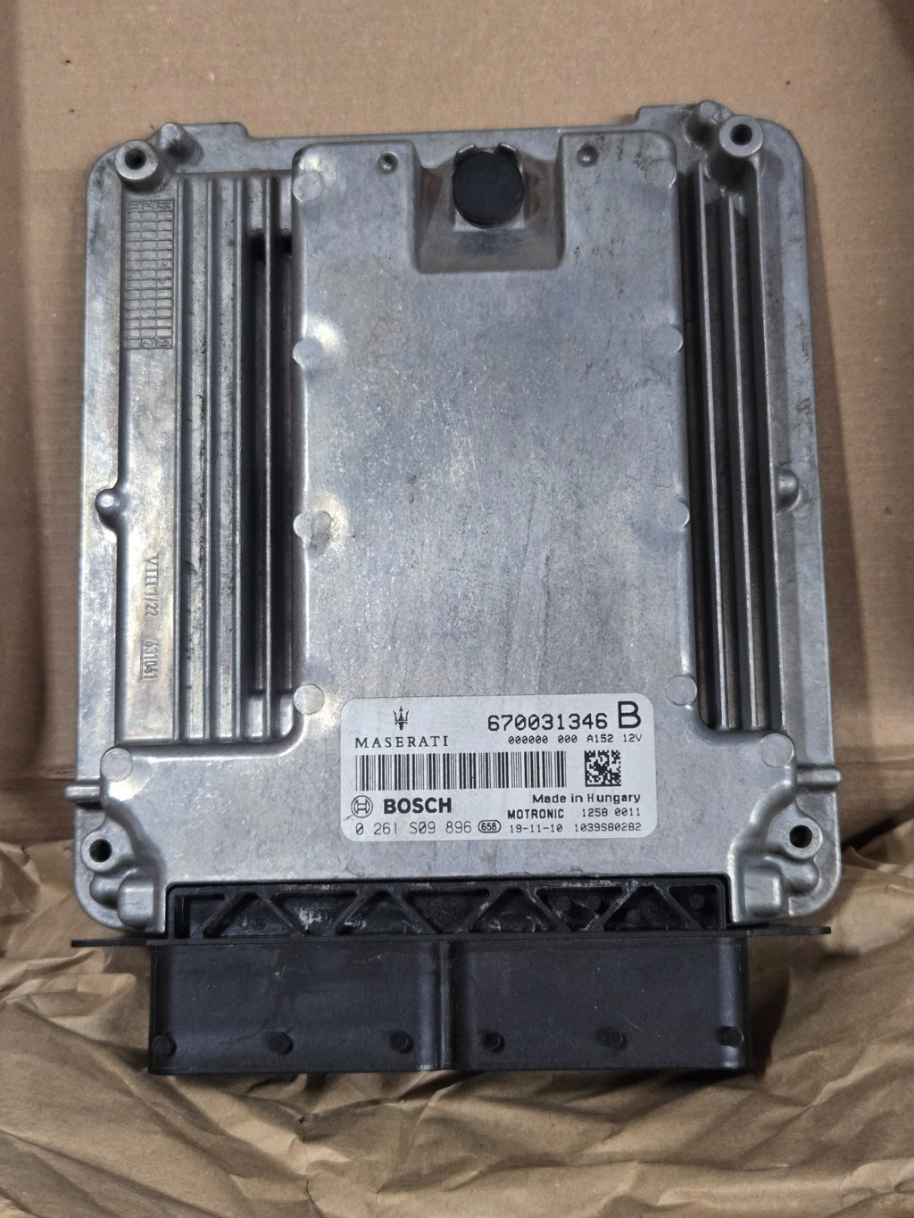 2014-17 GHIBLI ENGINE MOTOR CONTROL MODULE COMPUTER ECM ECU 3.0 AT ID 670031346B