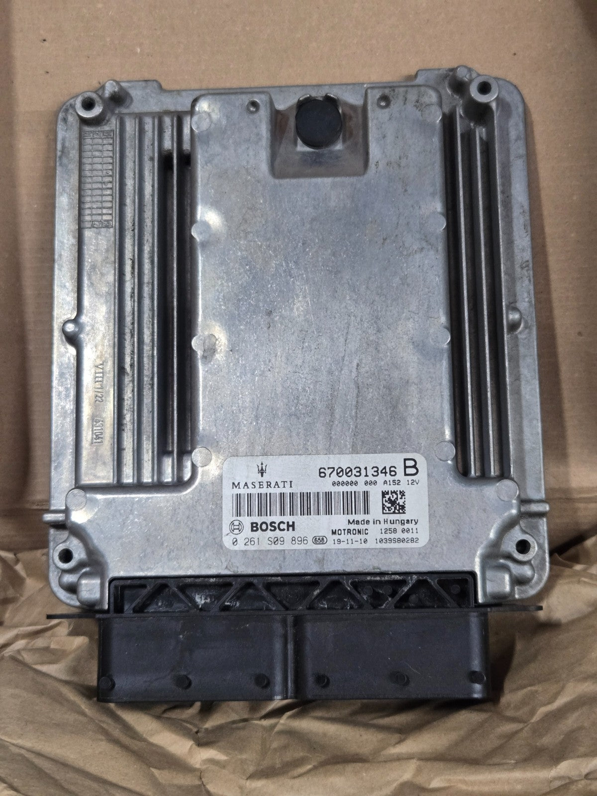 2014-17 GHIBLI ENGINE MOTOR CONTROL MODULE COMPUTER ECM ECU 3.0 AT ID 670031346B
