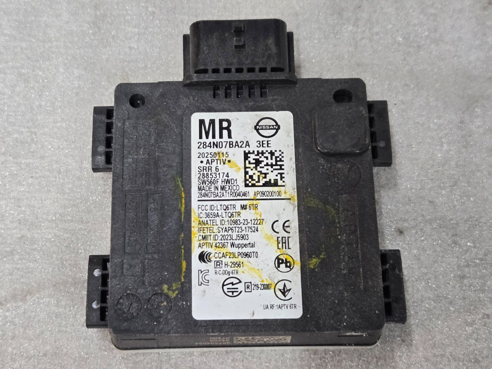 2025 - 2026 NISSAN MURANO REAR RIGHT SIDE BLIND SPOT RADAR SENSOR OEM 284N07BA2A