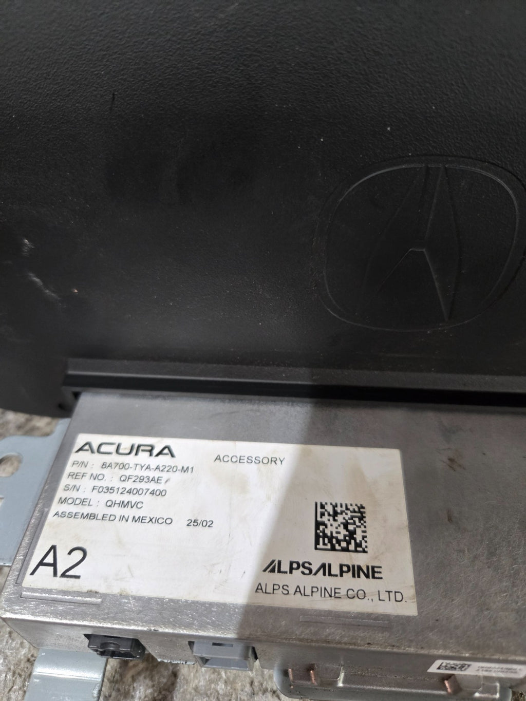OEM ACURA RADIO NAVIGATION INFORMATION DISPLAY SCREEN GPS 8A700-TYA-A220-M1