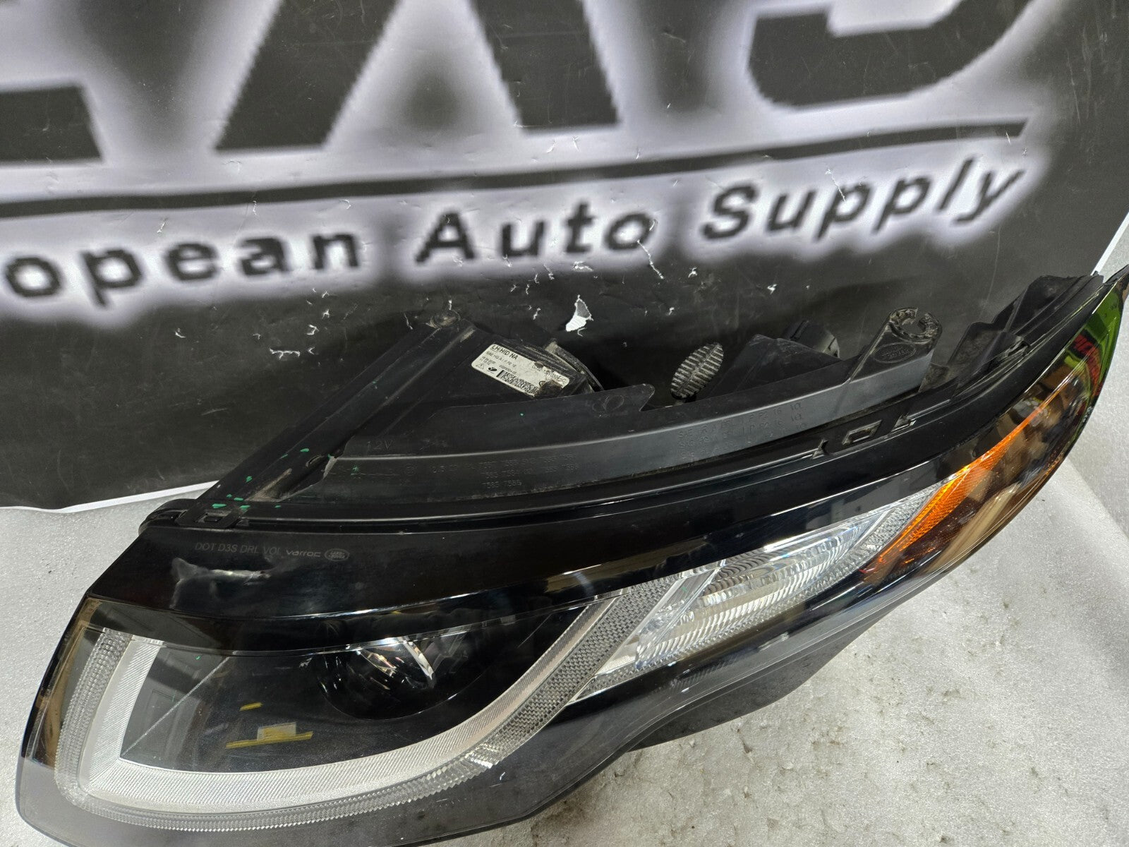 2016-2019 RANGE ROVER EVOQUE LEFT LH DRIVER SIDE HEADLIGHT HID XENON OEM L 