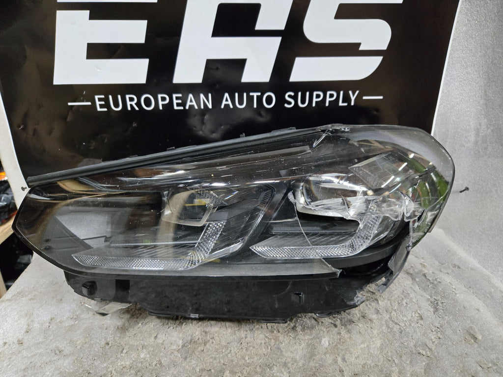 2022 2023 BMW X3 X4 G01 G02 Headlight Full LED Front Left Driver Black OEM