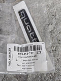 Genuine Audi Quattro Name Plate Emblem 8W5-853-737-2ZZ OEM NEW