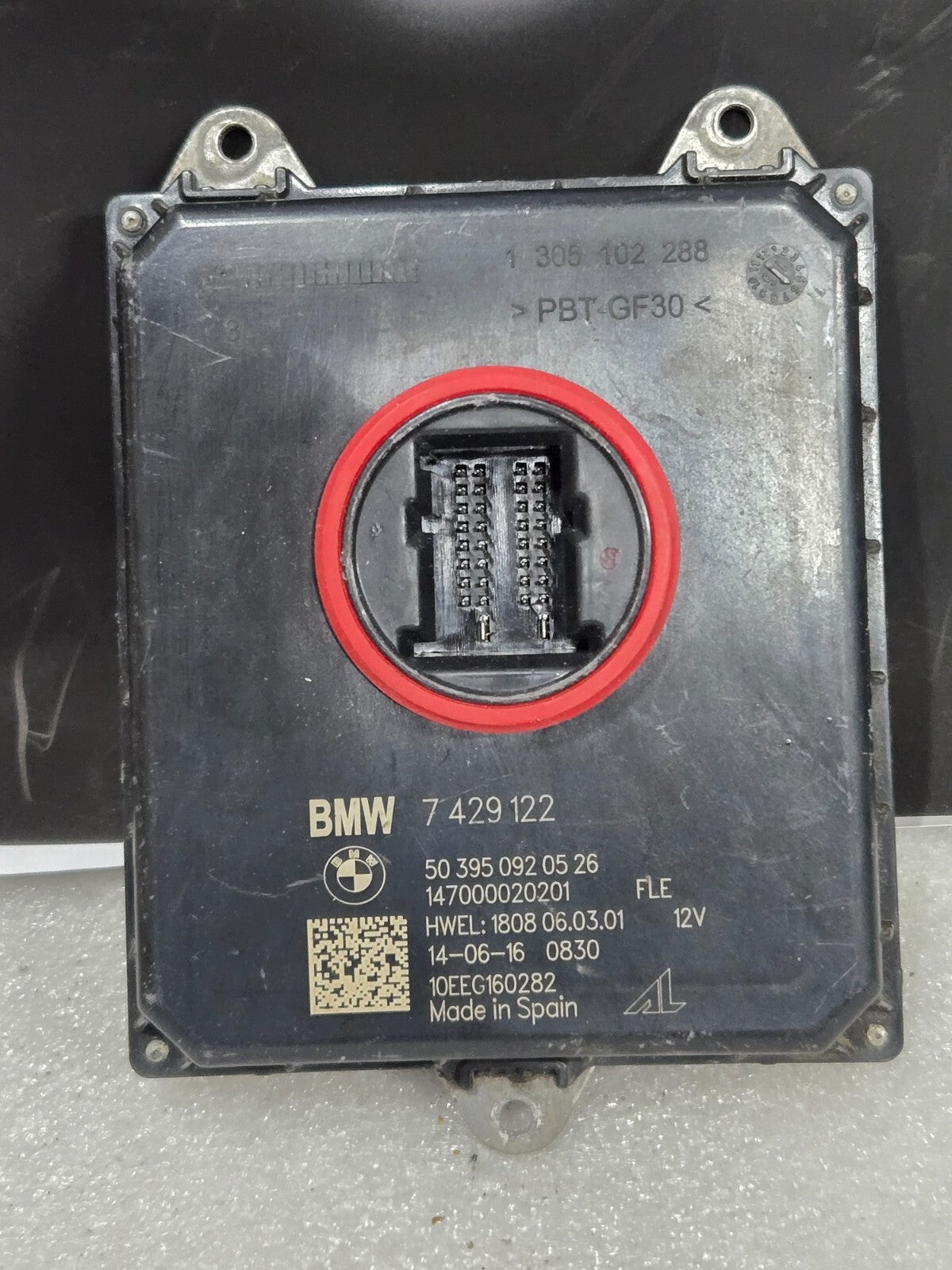 OEM BMW Mini LED Headlight Control Module Ballast Computer 7429122