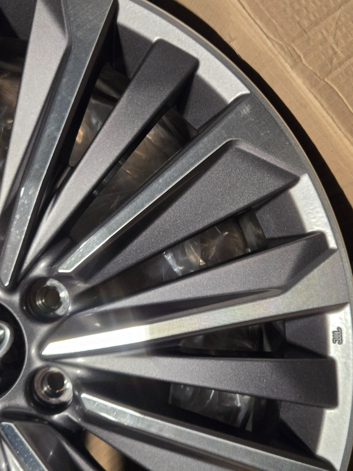 Infiniti QX80 4030S-IP228B IP 22X8 BLACK MONOGRAM WHEEL RIM OEM