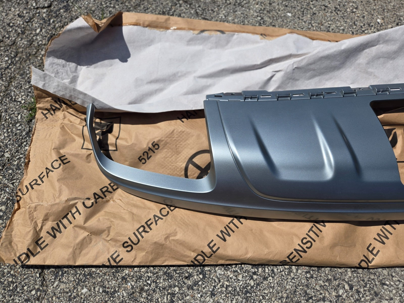 2016-2019 AUDI Q7 - REAR Bumper Lower Valance 4M0807434J OEM NEW