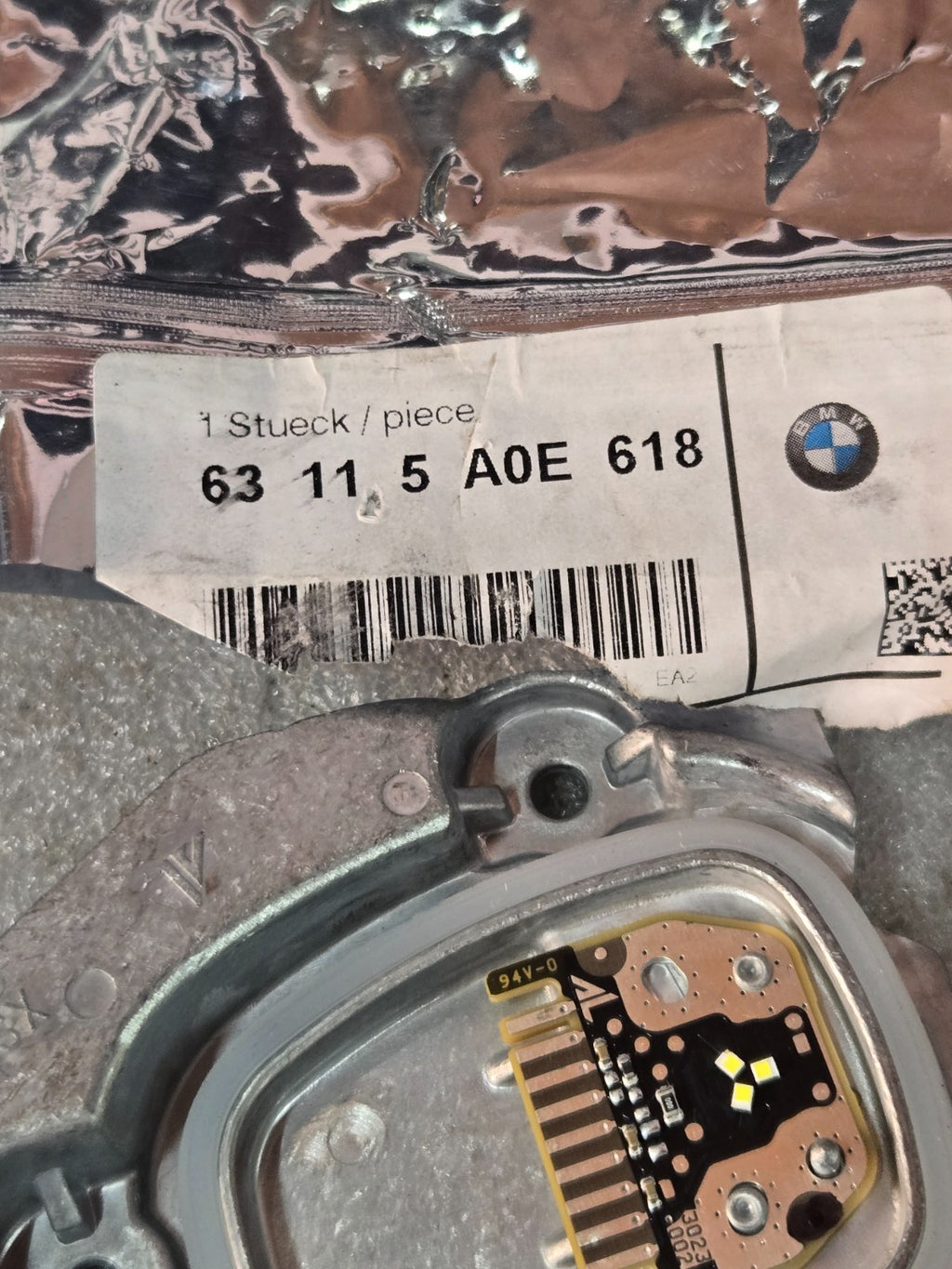 Genuine BMW X3 X4 G03 G04 LED DRL Module Right RH 63115A0E618 OEM