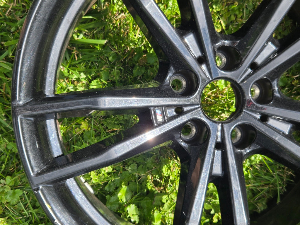 2019-2024 BMW 330XI G20 19X8 5 LUG WHEEL BLACK RIM 8089892 OEM 8090094BLA