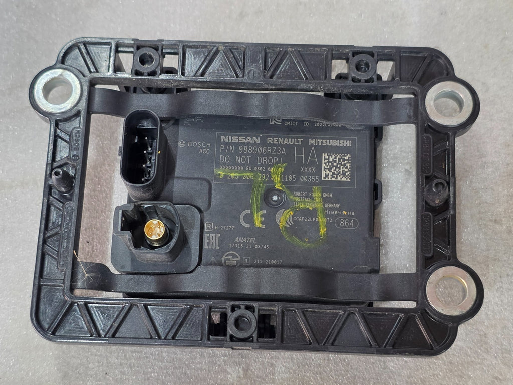 2024 2025 2026 NISSAN ADAPTIVE CRUISE CONTROL RADAR SENSOR 988906RZ3A OEM #HA